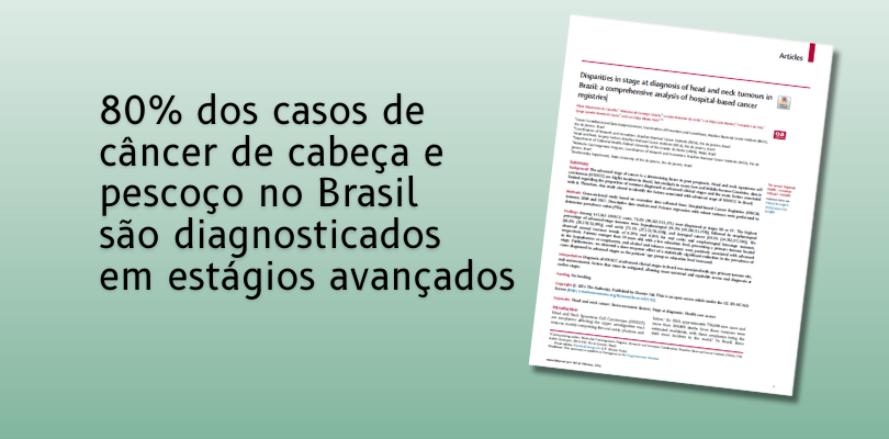 A constatação é de estudo do Inca, publicado na última edição da revista The Lancet Regional Health Americas